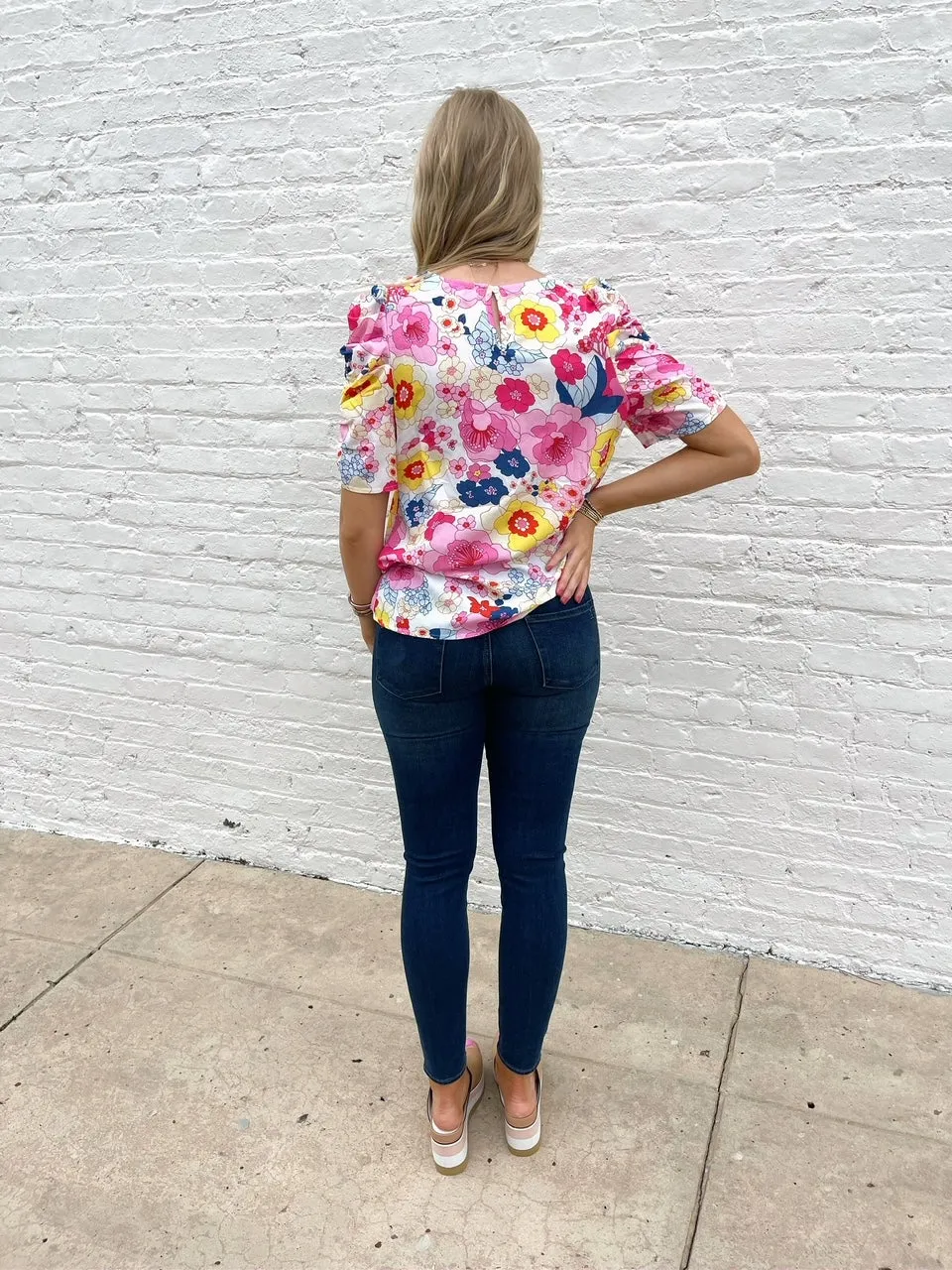 JULIA JAMES TORY TOP