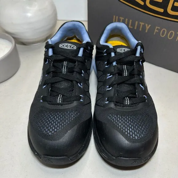 Keen Utility Footwear Vista Energy Hydrangea Konnect Fit Black Shoes Women's 8 M