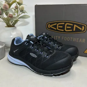 Keen Utility Footwear Vista Energy Hydrangea Konnect Fit Black Shoes Women's 8 M