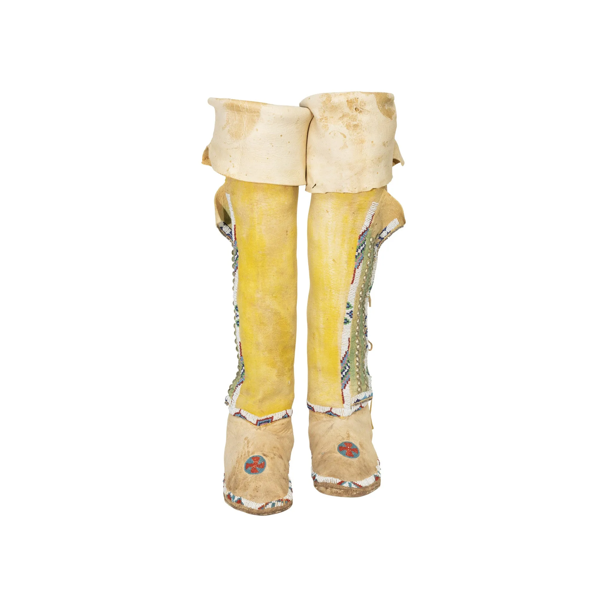 Kiowa Child's Hightop Moccasins