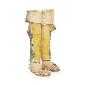 Kiowa Child's Hightop Moccasins