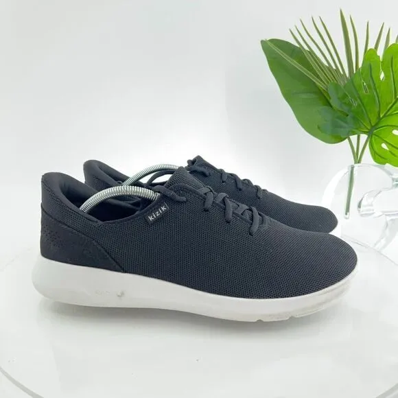 Kizik Men's Madrid Sneaker Casual Shoe Size 13 Gray Eco Knit Hands Free Slip On
