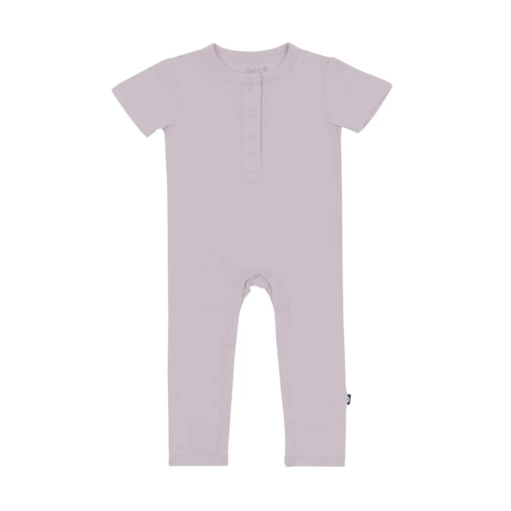 Kyte Baby Short Sleeve Romper (Wisteria) - FINAL SALE