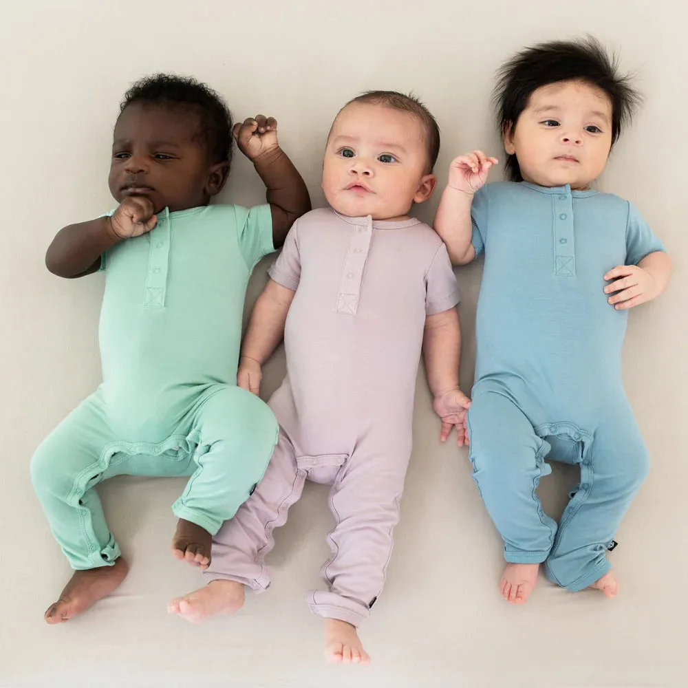 Kyte Baby Short Sleeve Romper (Wisteria) - FINAL SALE