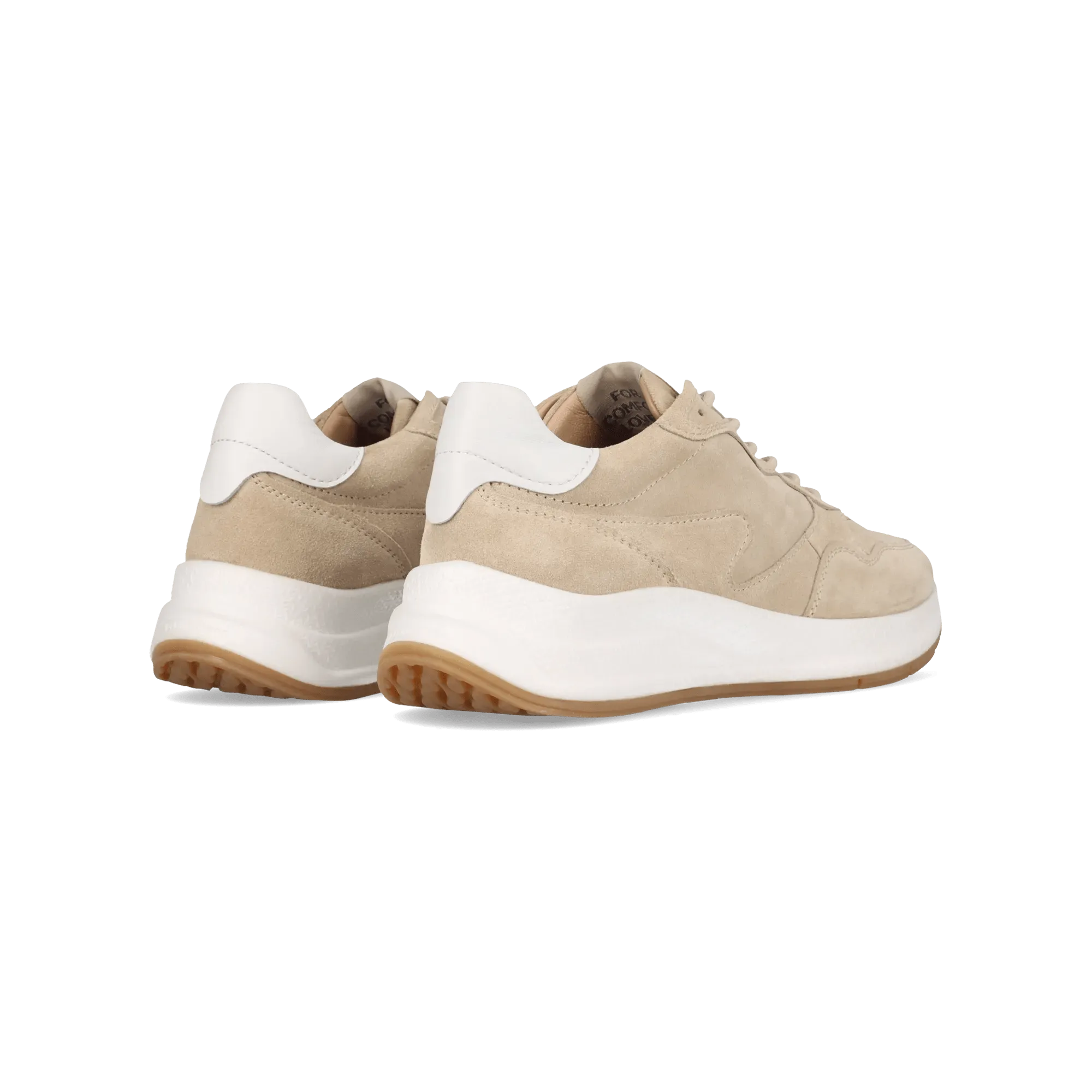 Leder Sneaker beige