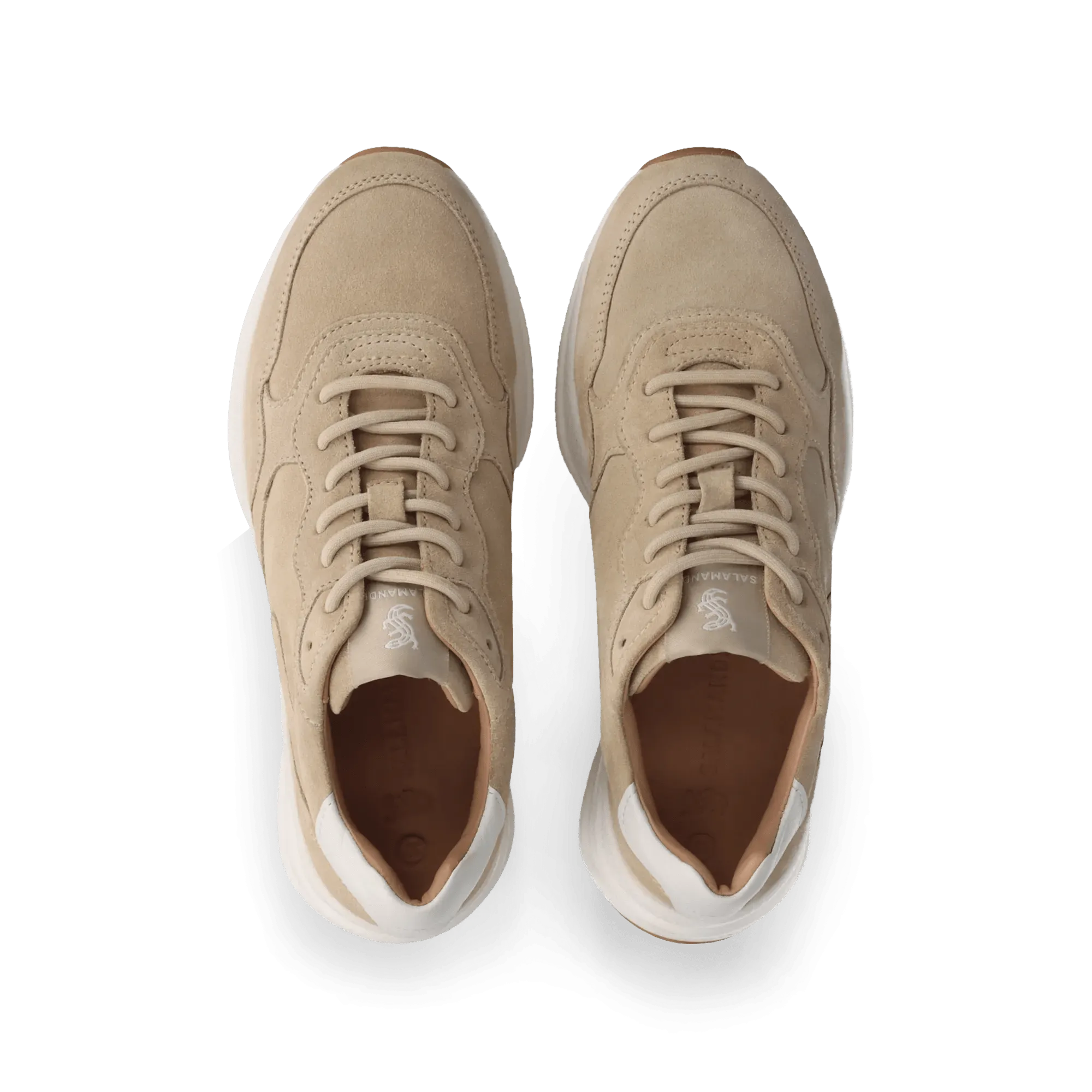 Leder Sneaker beige
