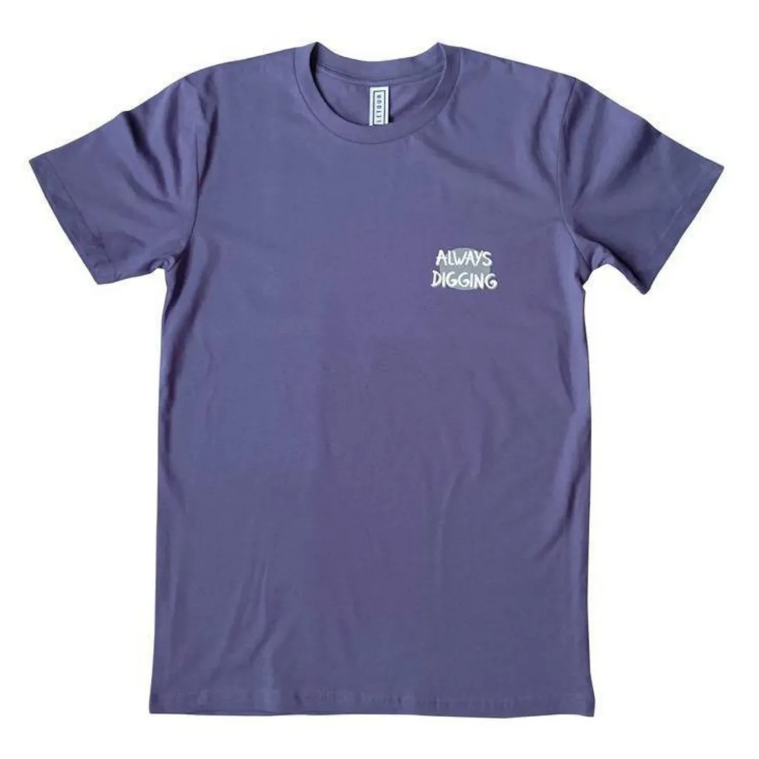 LETOUR Always Digging Casual Tee - Purple