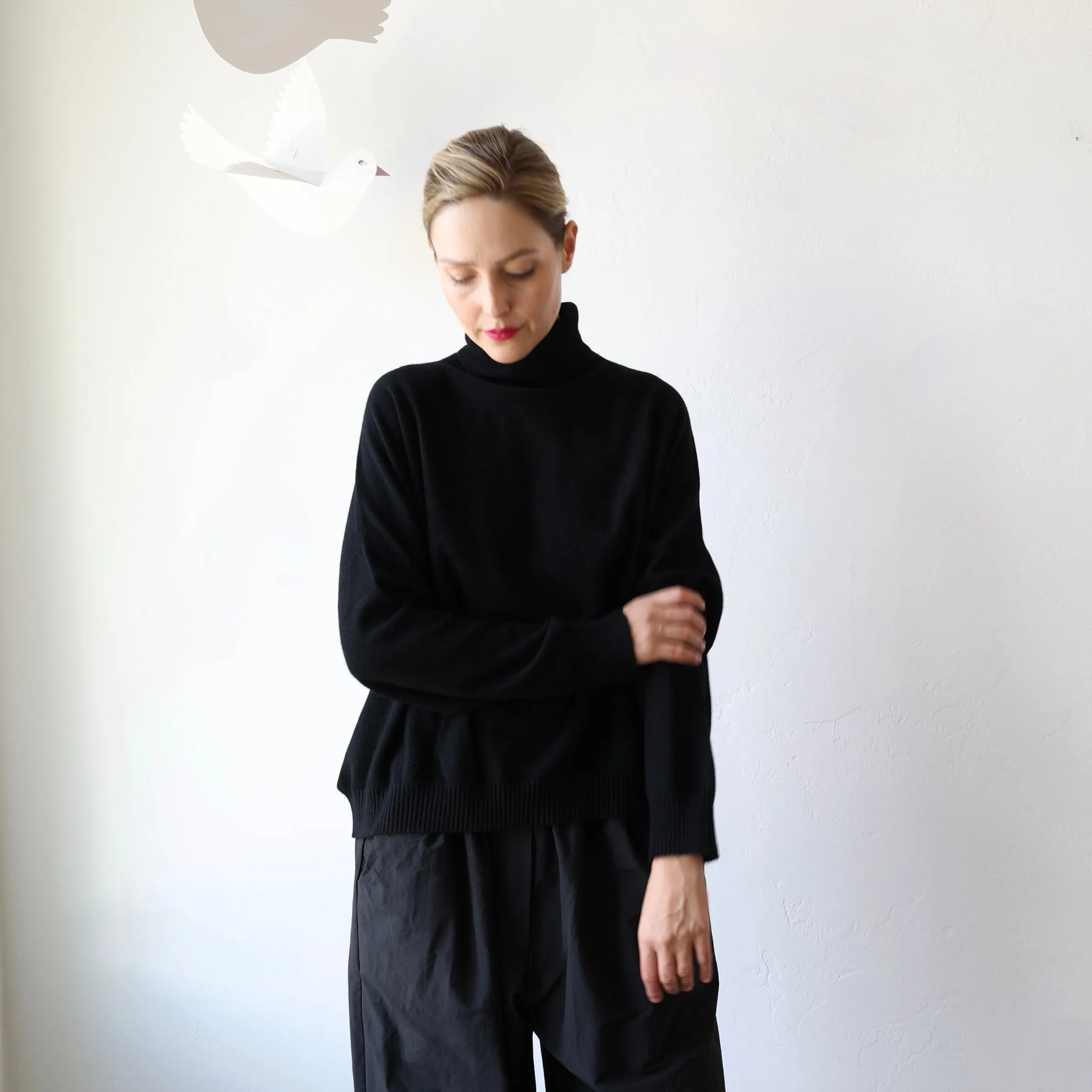 Manuelle Guibal Cashmere Turtleneck - Black