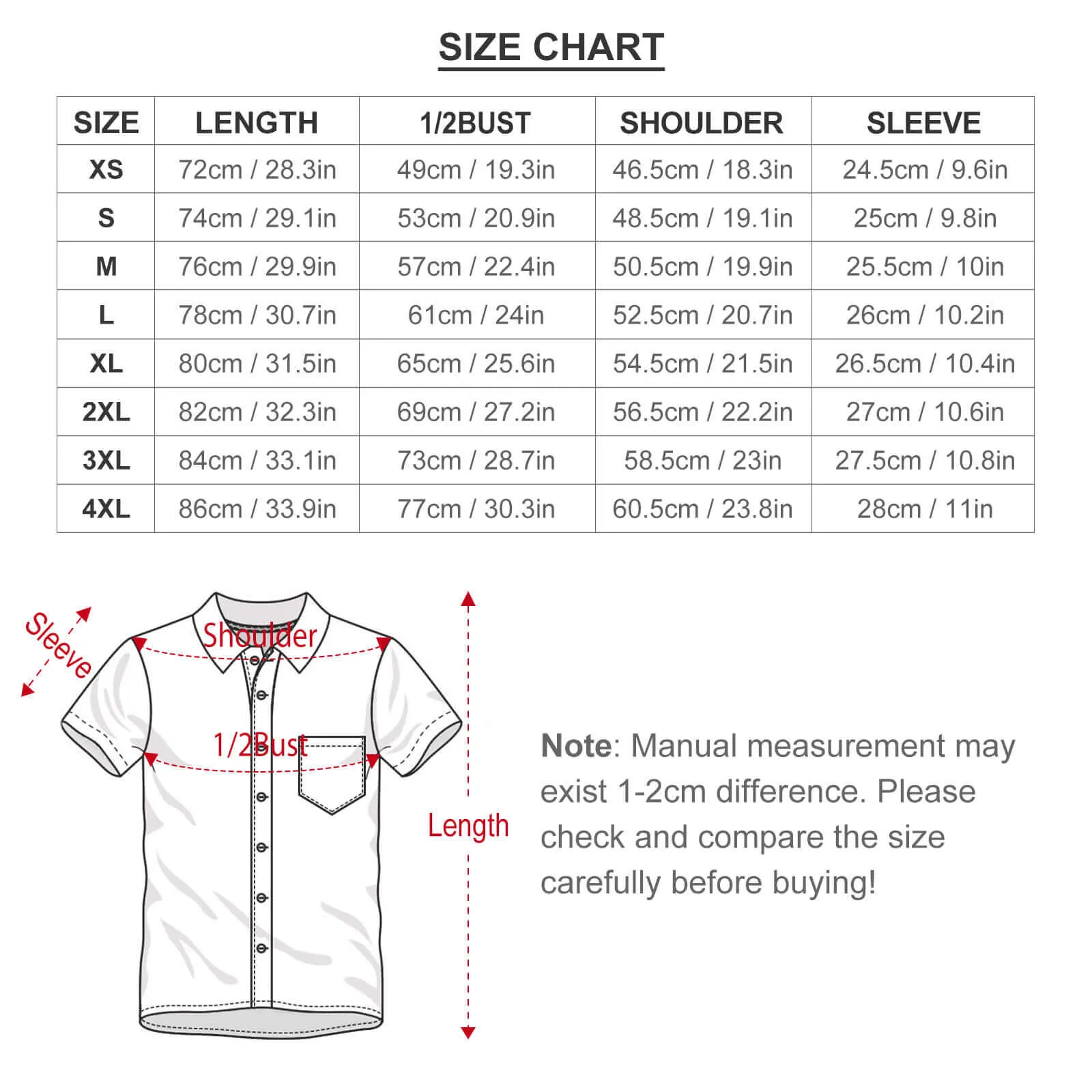 Men's Casual Short Sleeve Shirt 2310000261