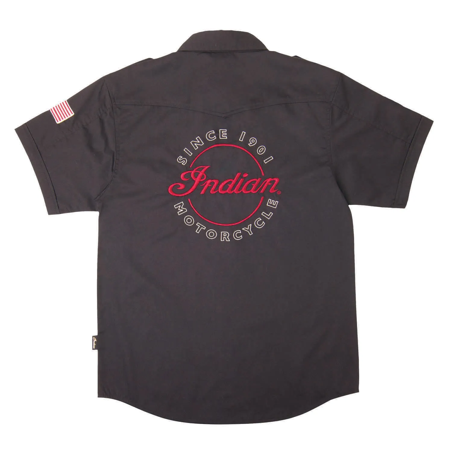 Men's Short-Sleeve Casual Shirt, Black