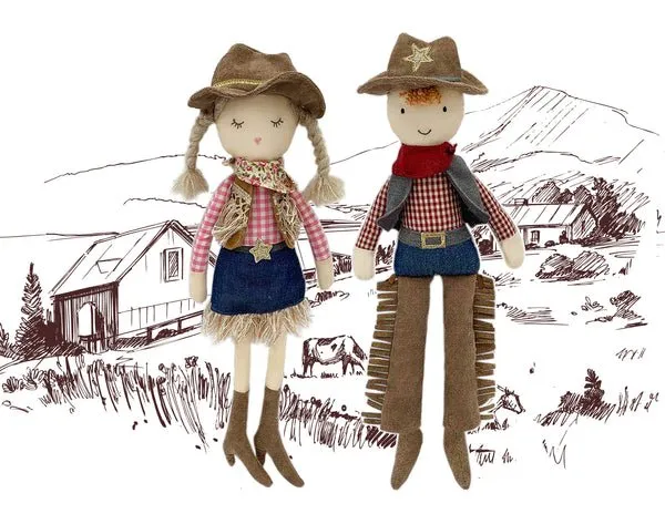 MON AMI - Cooper Cowboy Doll
