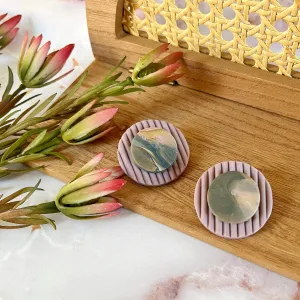 Mood on Mauve earrings