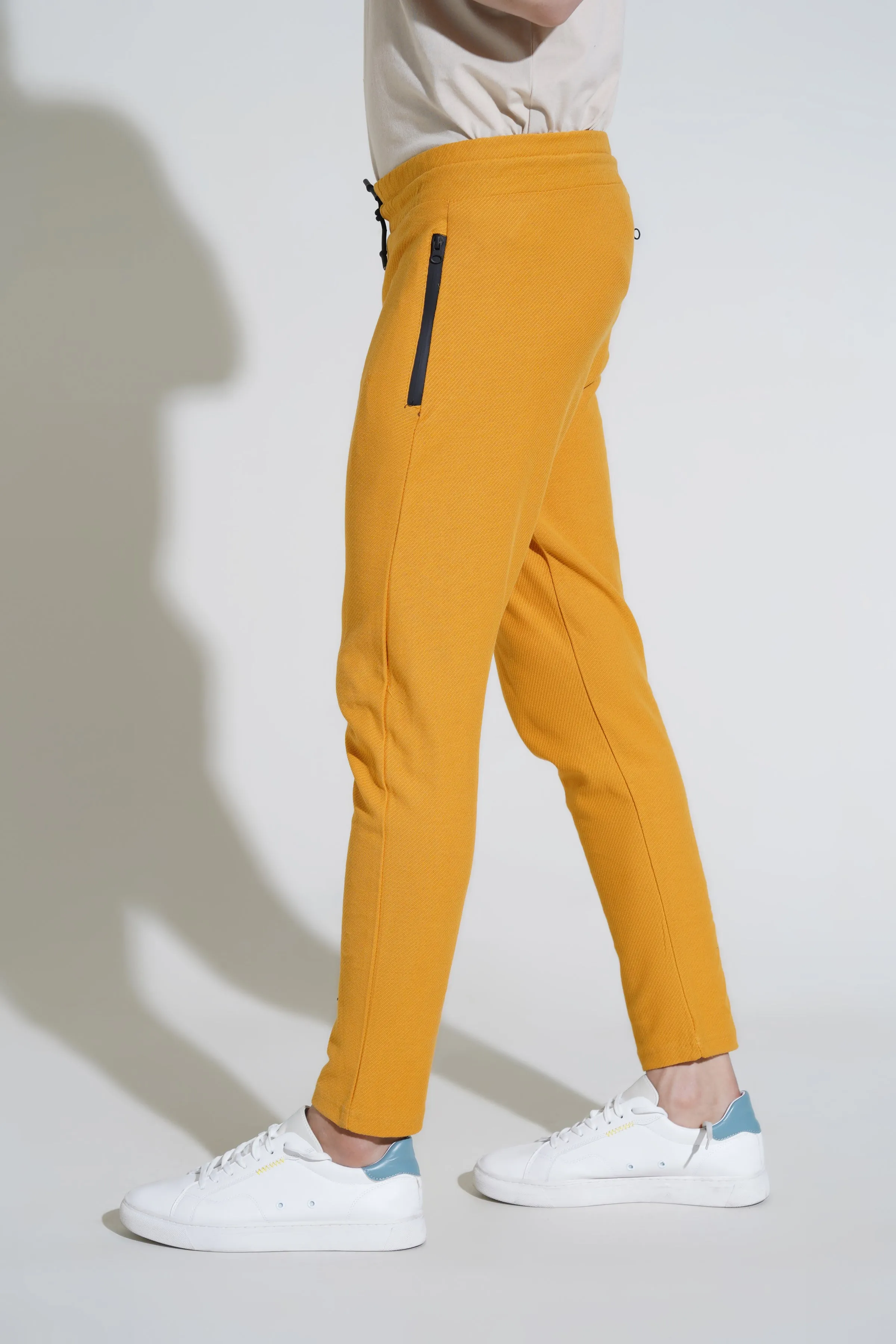 Mustard Knit Trouser