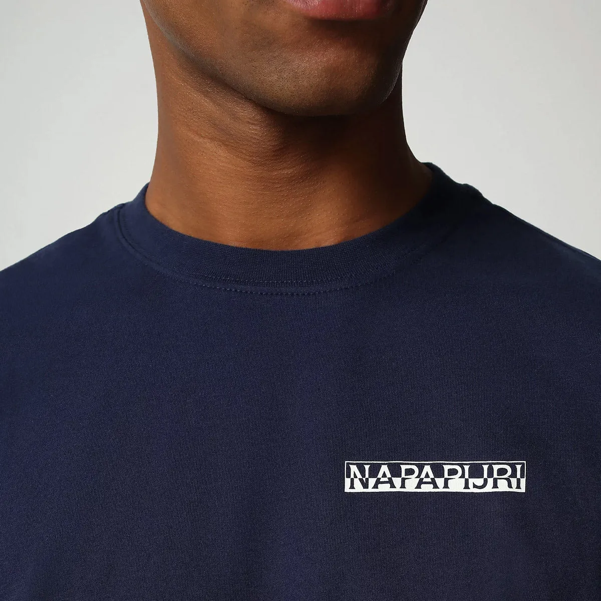Napapijri - S-Surf Logo T-Shirt in Medieval Blue