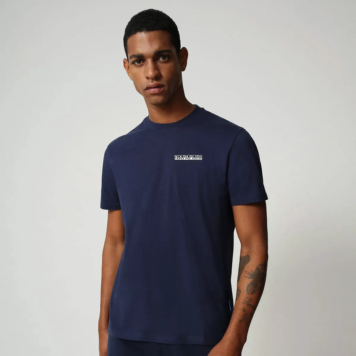 Napapijri - S-Surf Logo T-Shirt in Medieval Blue