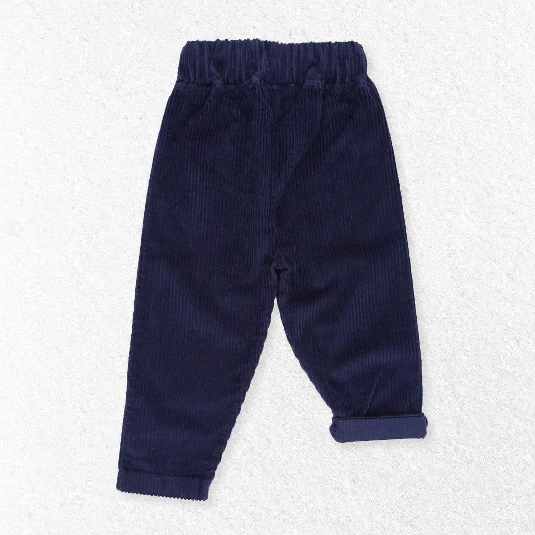 Navy Plain Trouser