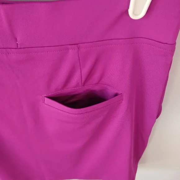 NEW Bermuda Sands XP Magenta Addie Skort UV Protection Moisture Wicking Medium