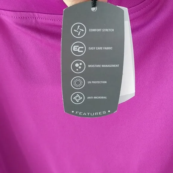NEW Bermuda Sands XP Magenta Addie Skort UV Protection Moisture Wicking Medium