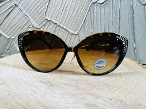 NEW Designer Rep. Sunglasses, 400 UV Protection! Stylish Brown Tortoise Lenses! 9296