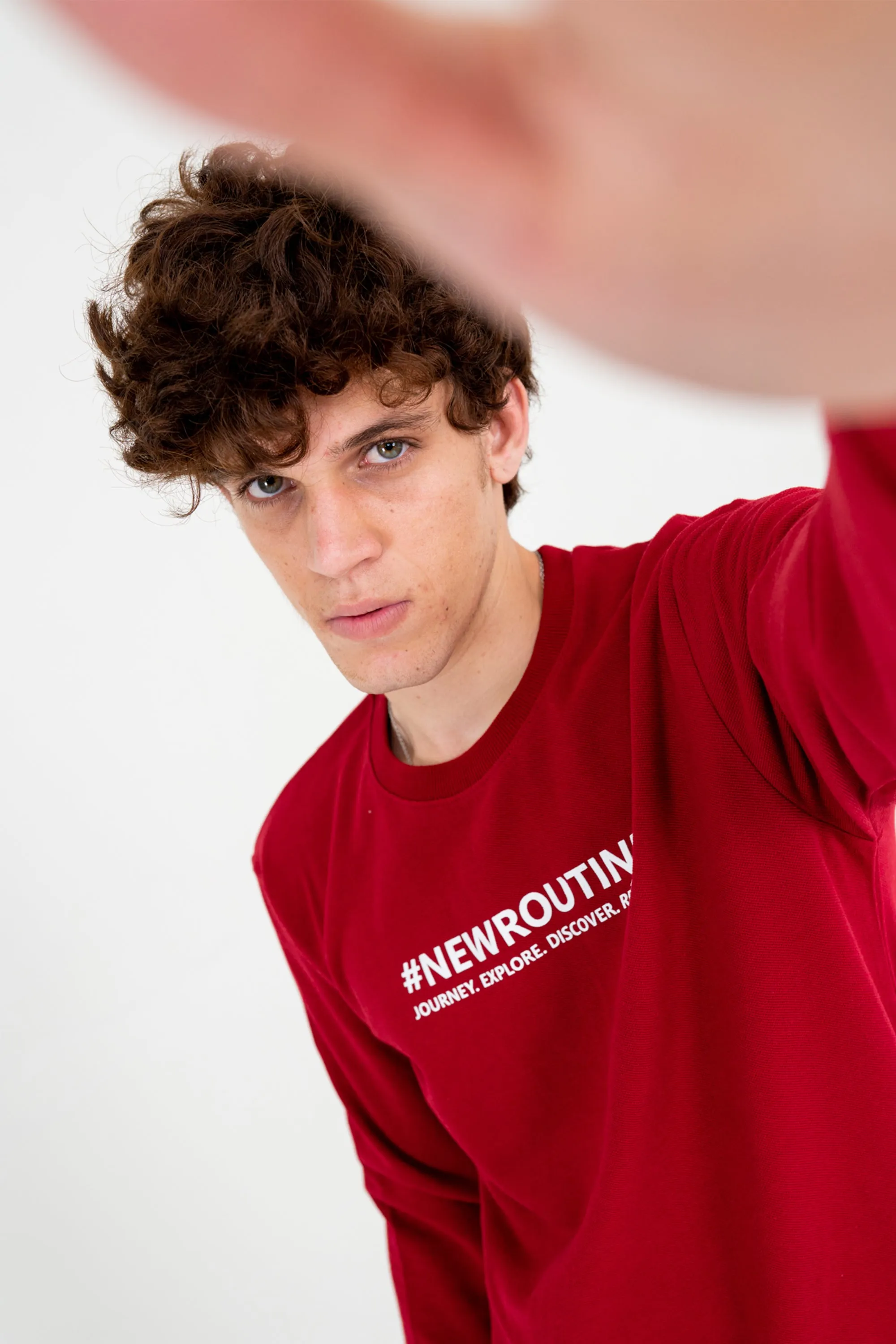 New Routine Sweatshirt-Maroon