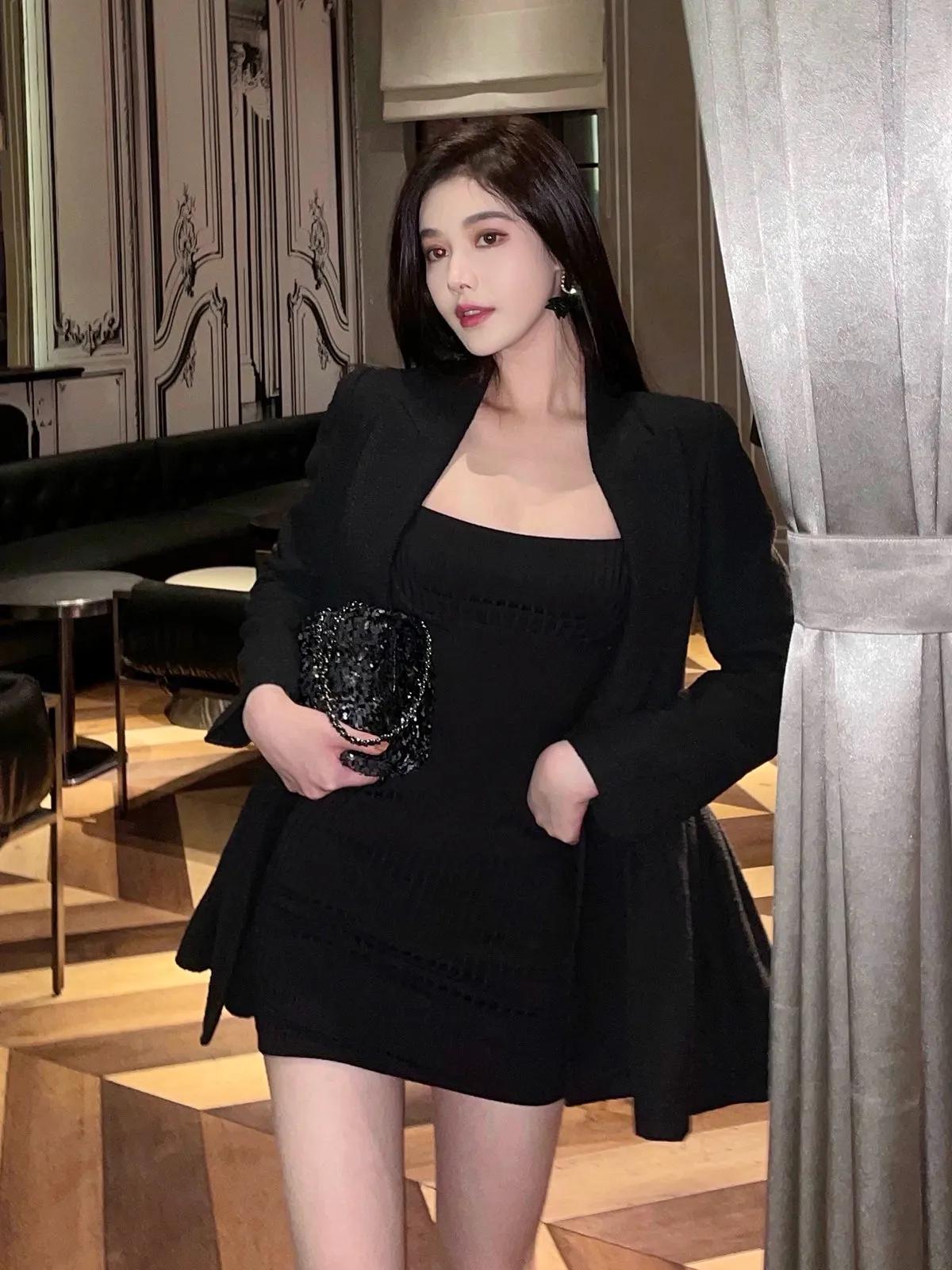 New Spring Autumn Underwear Slip Dress
