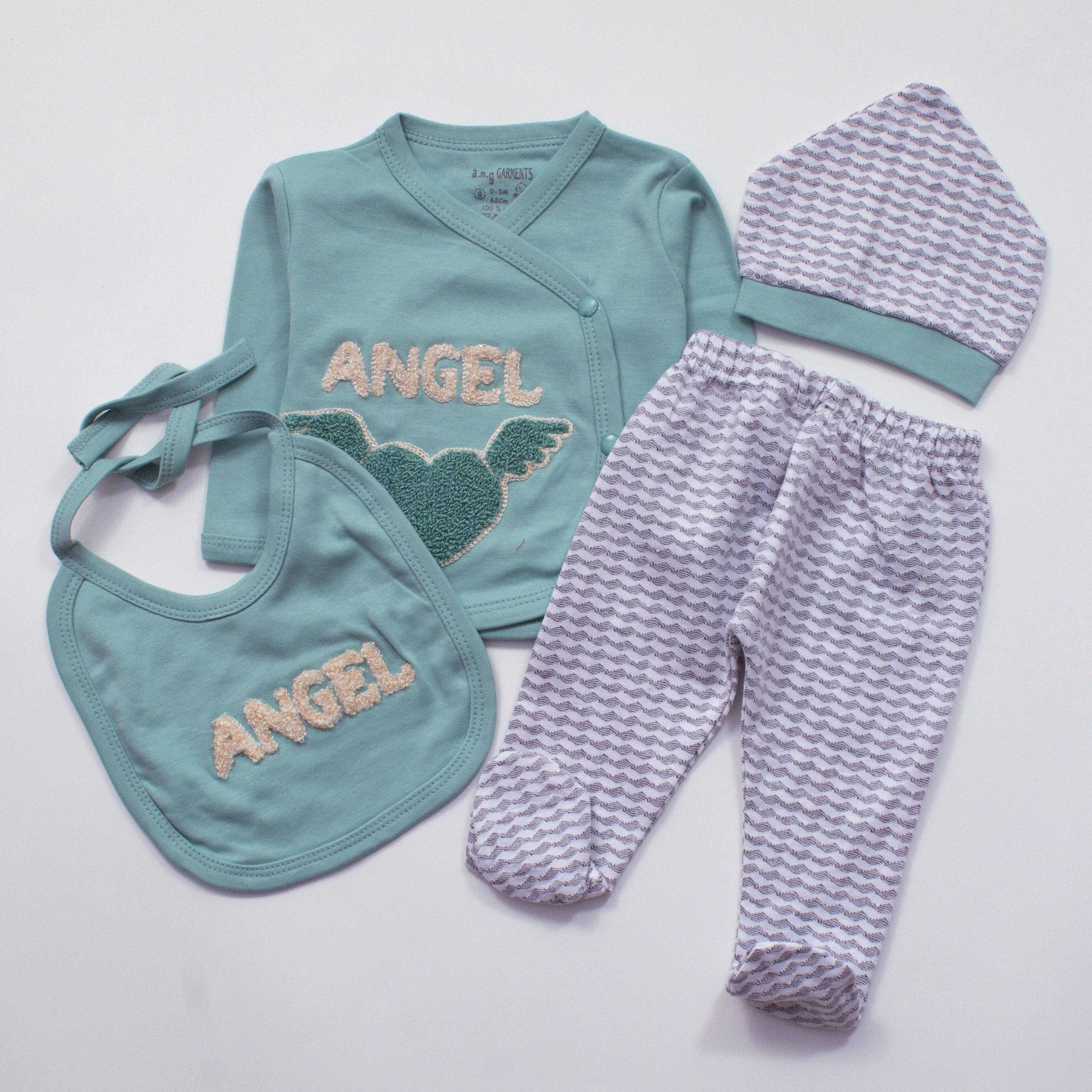 Newborn Girls Full Sleeves Rompers (055)