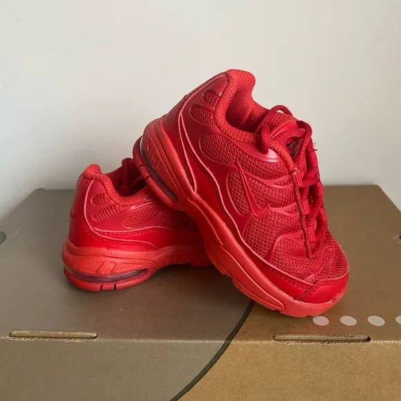 Nike Airmax Plus Td University Red Toddler Sneakers - SZ 5 C