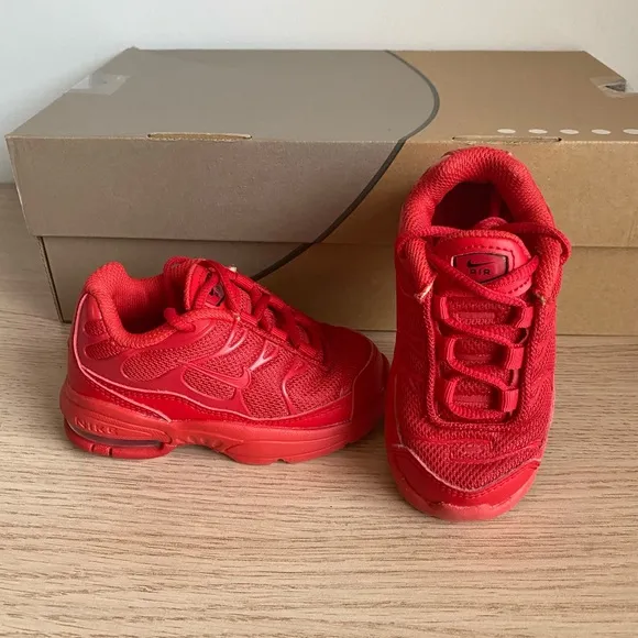 Nike Airmax Plus Td University Red Toddler Sneakers - SZ 5 C
