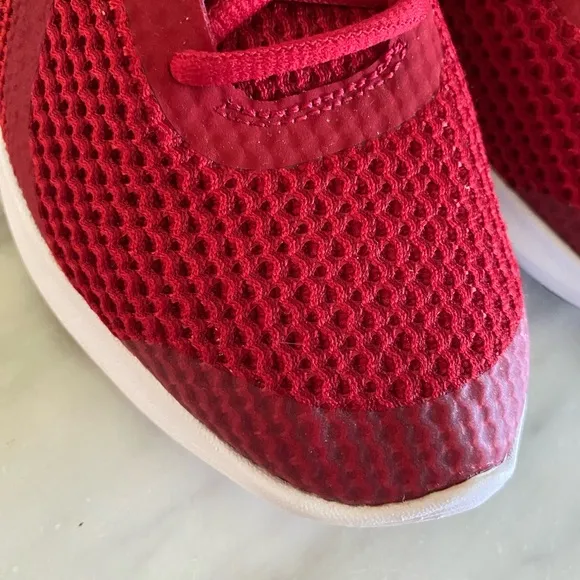 Nike Revolution Red and White Sneakers