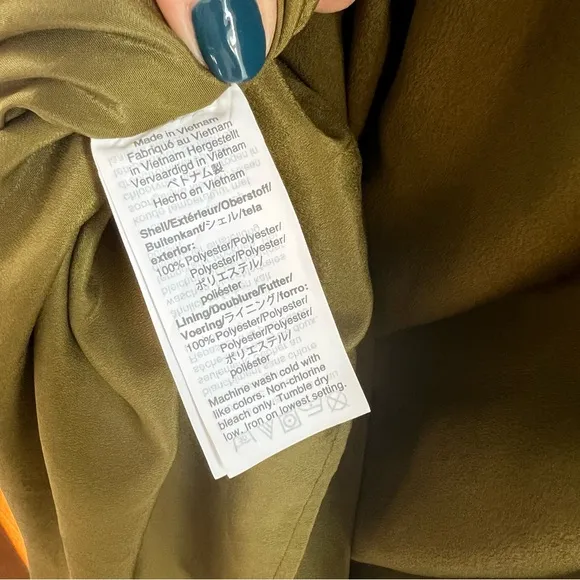 NWT J. Crew Button Back Green Tank Dress 00