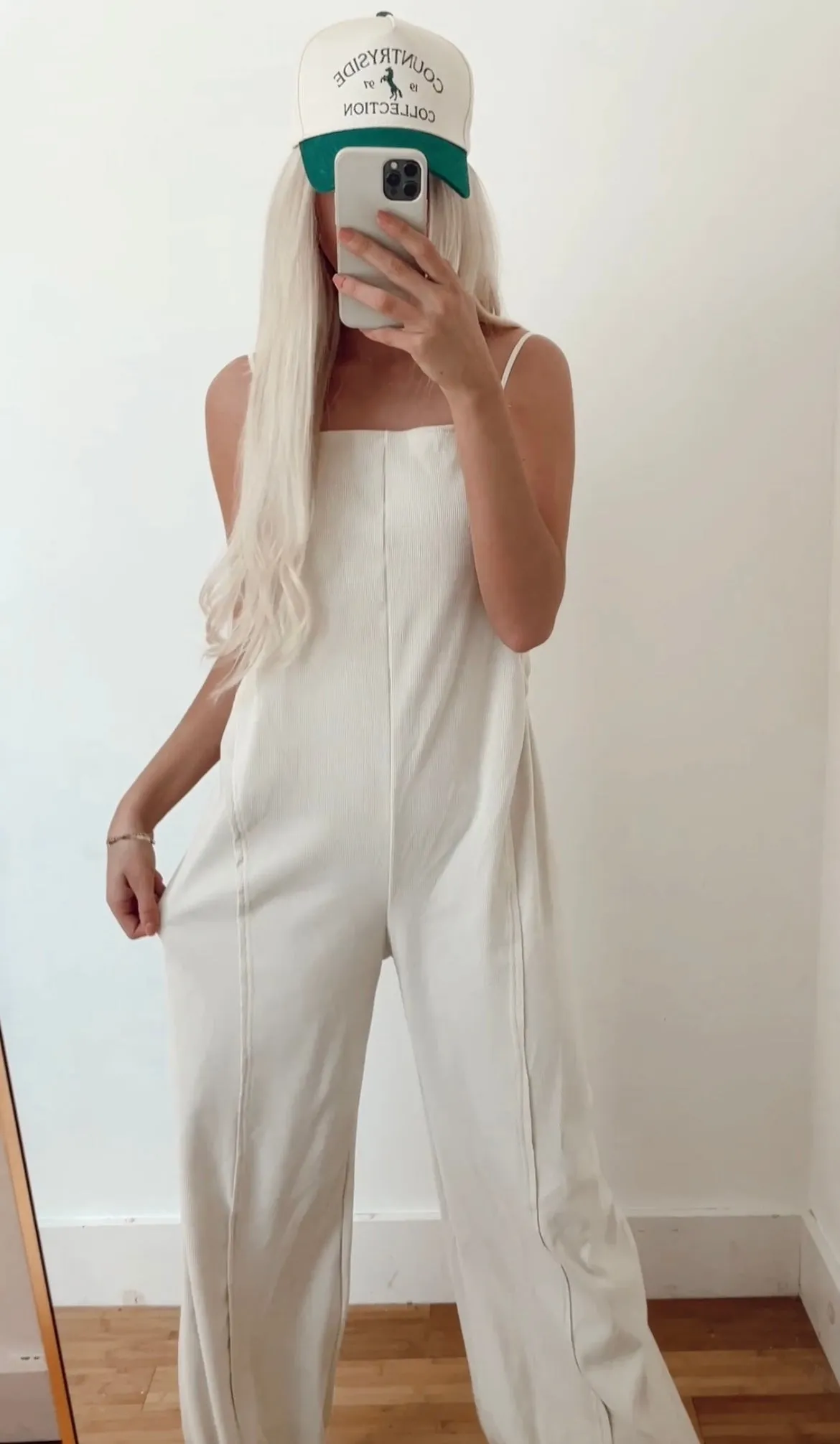 Oatmeal Casual Wide Leg Overalls