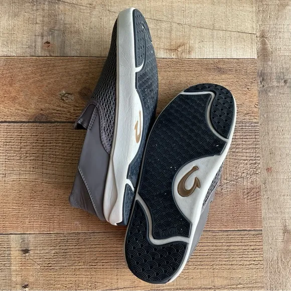 OluKai Lae'ahi Mens Slip On Sneaker Gray Mens Size 8.5
