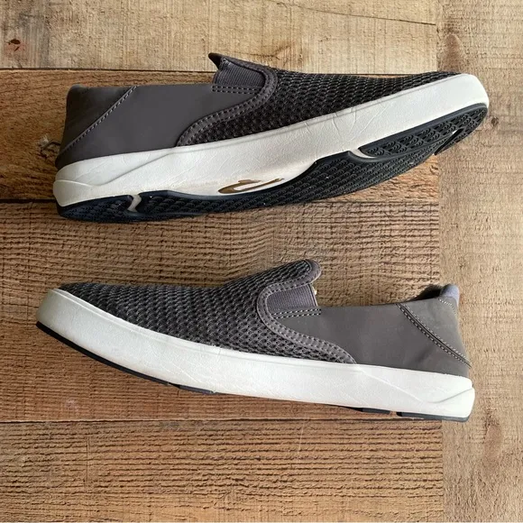 OluKai Lae'ahi Mens Slip On Sneaker Gray Mens Size 8.5