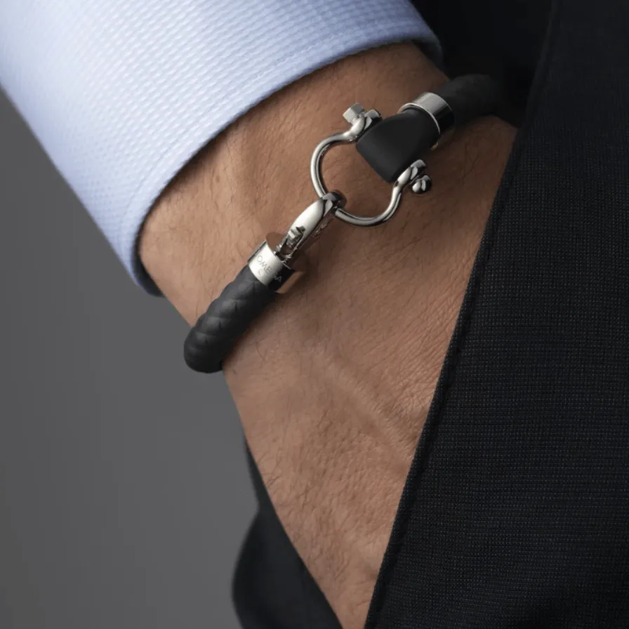 OMEGA AQUA SAILING BLACK BRACELET