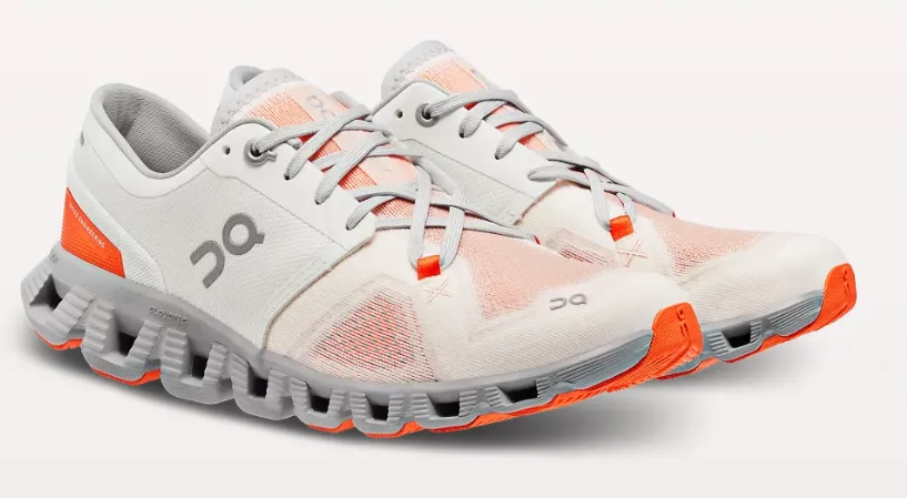 ON Women's Cloud X 3 - Ivory/Alloy