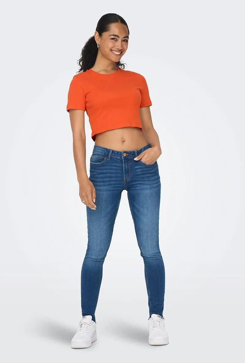 ONLY TALMA SS CROPPED TOP