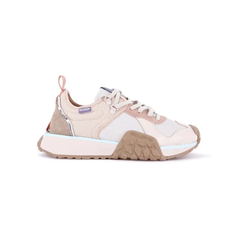 Palladium Runner  casual Lace  up Shoe -Ivory