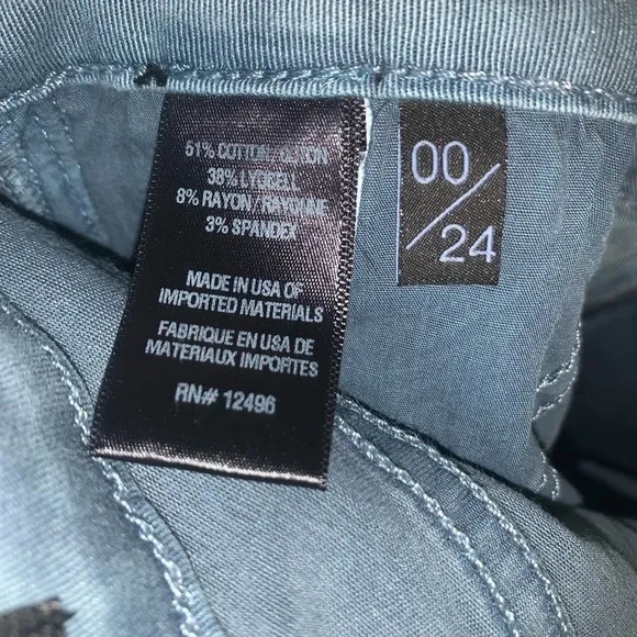 Parker Smith Blue Distressed Skinny Jeans Size 24