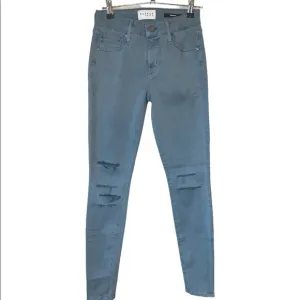 Parker Smith Blue Distressed Skinny Jeans Size 24