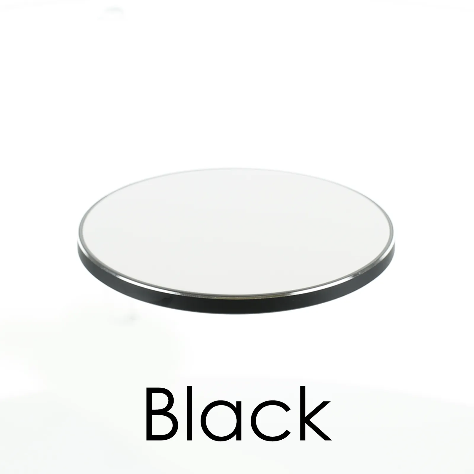 Personalised Wireless Charger with Pink Stylish text, Stars and Hearts on White Marble