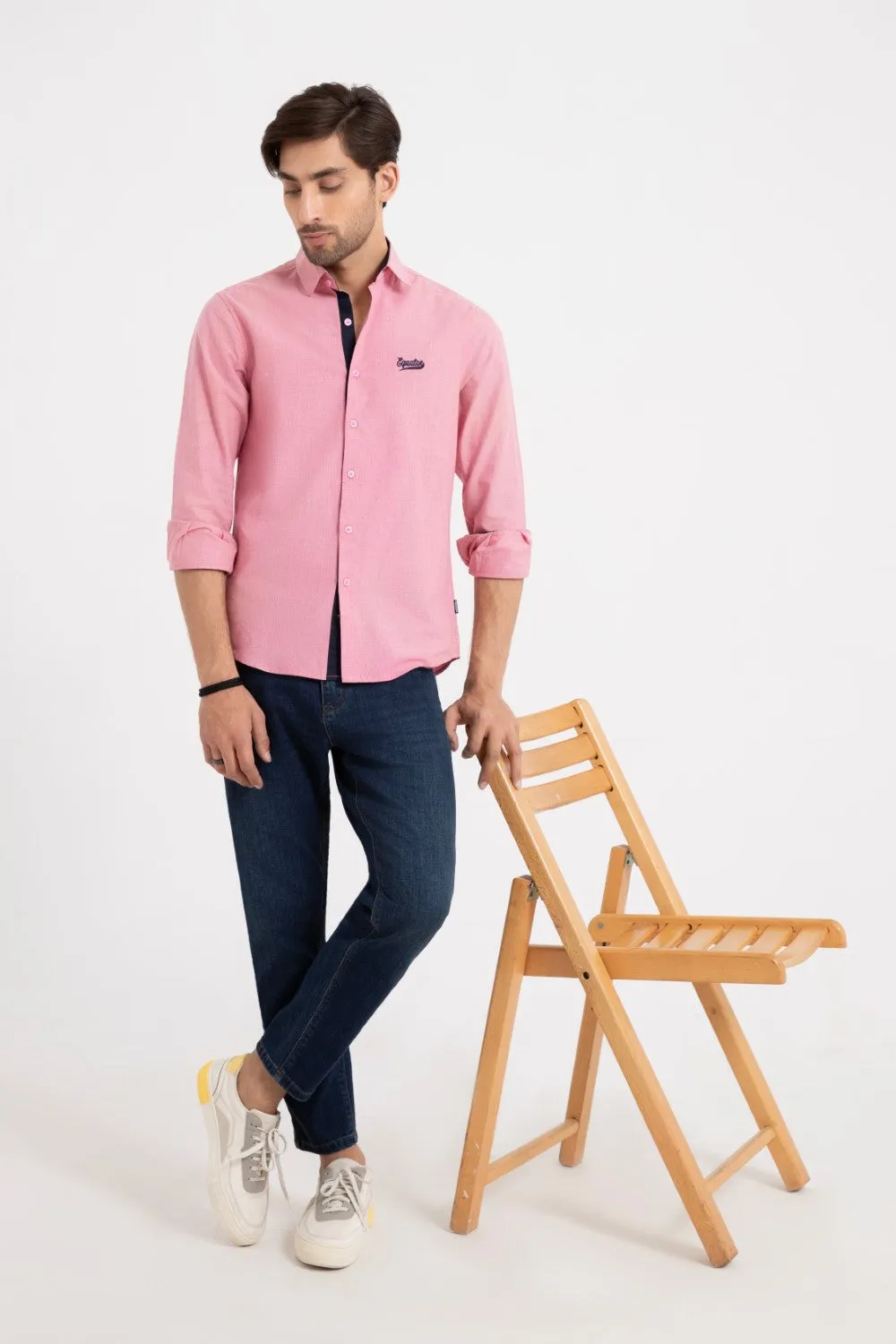 Pink Casual Shirt