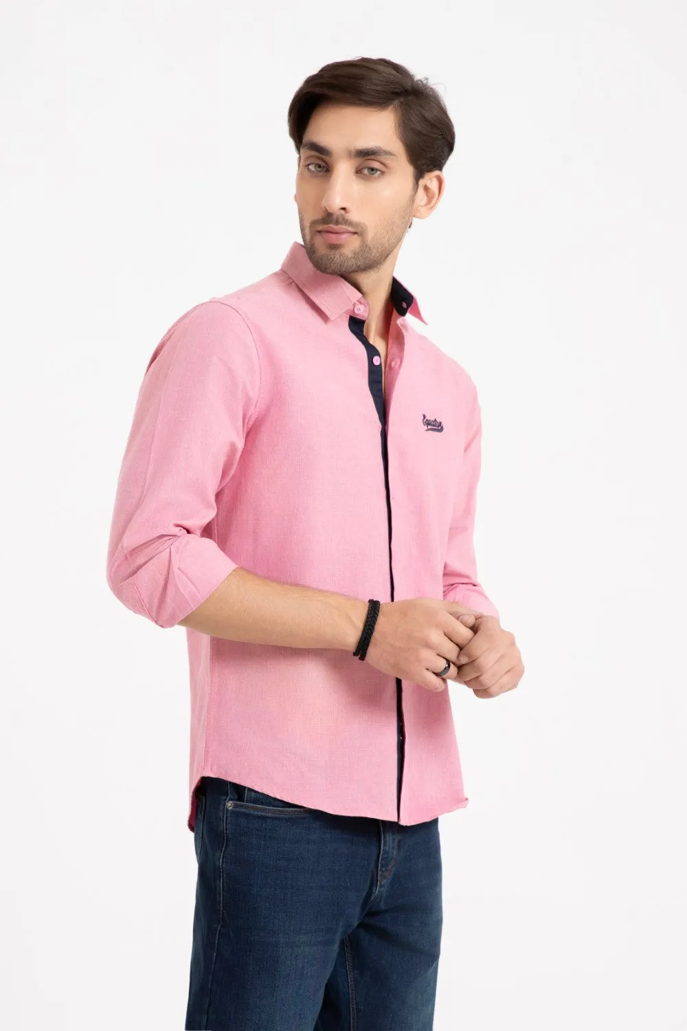 Pink Casual Shirt