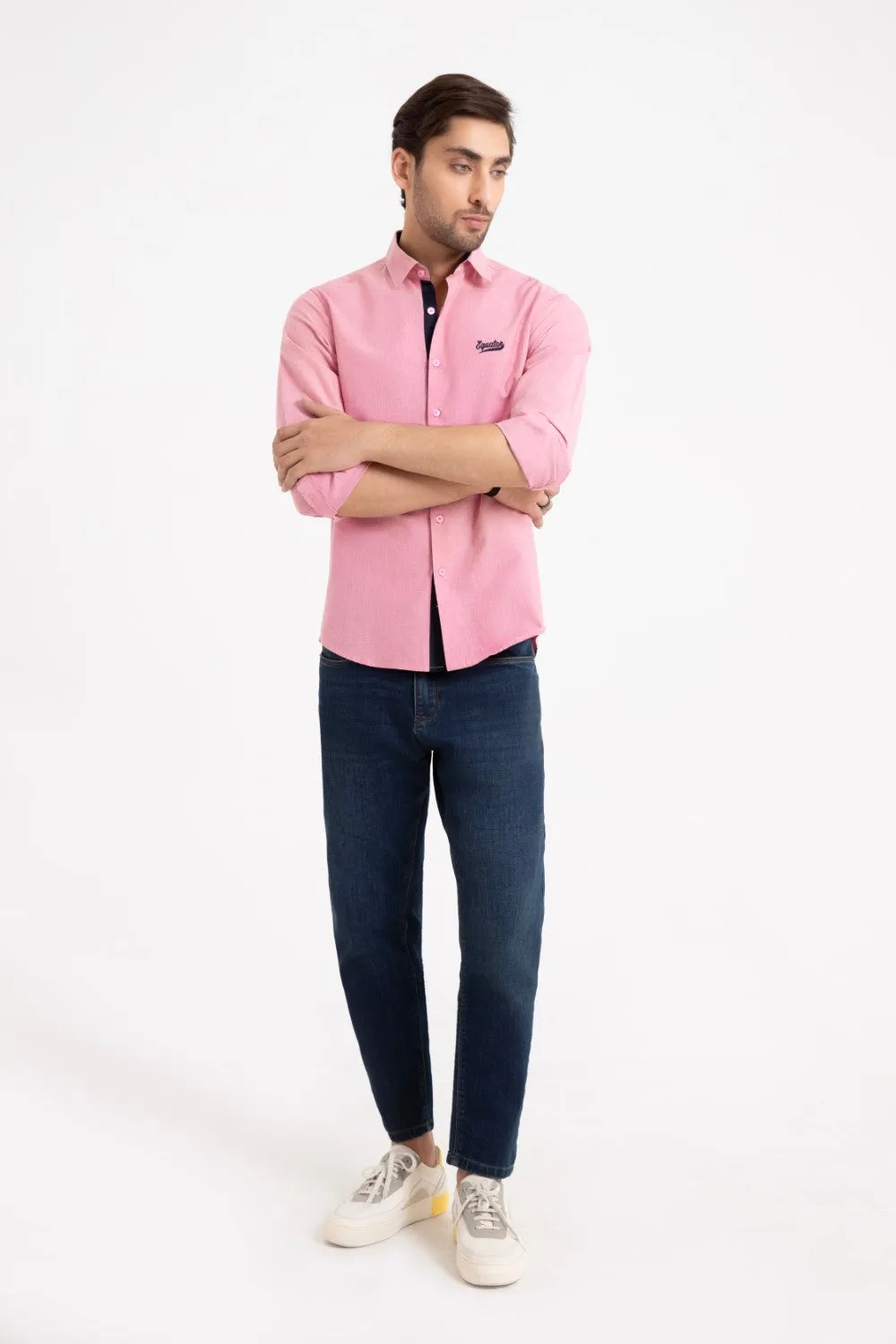 Pink Casual Shirt