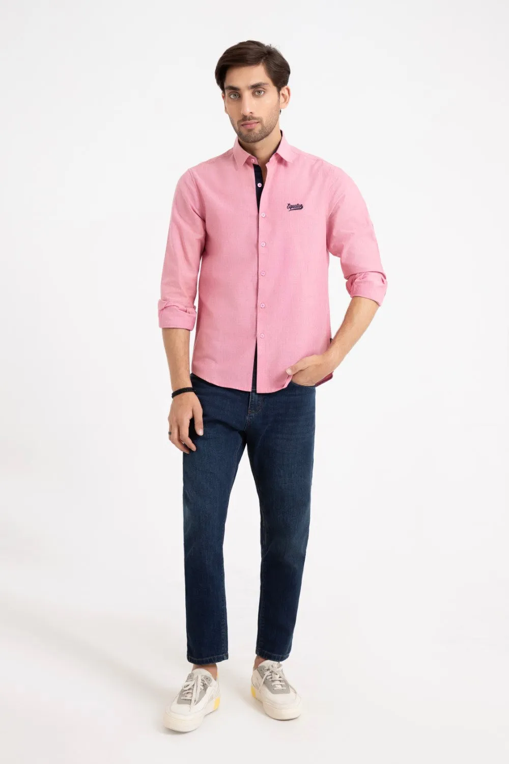Pink Casual Shirt