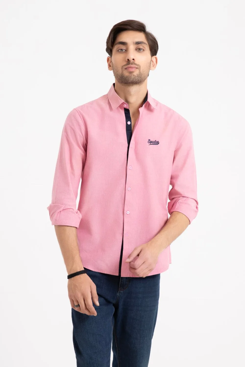 Pink Casual Shirt