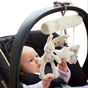 Plush Baby Rabbit Hanging Stroller Toy