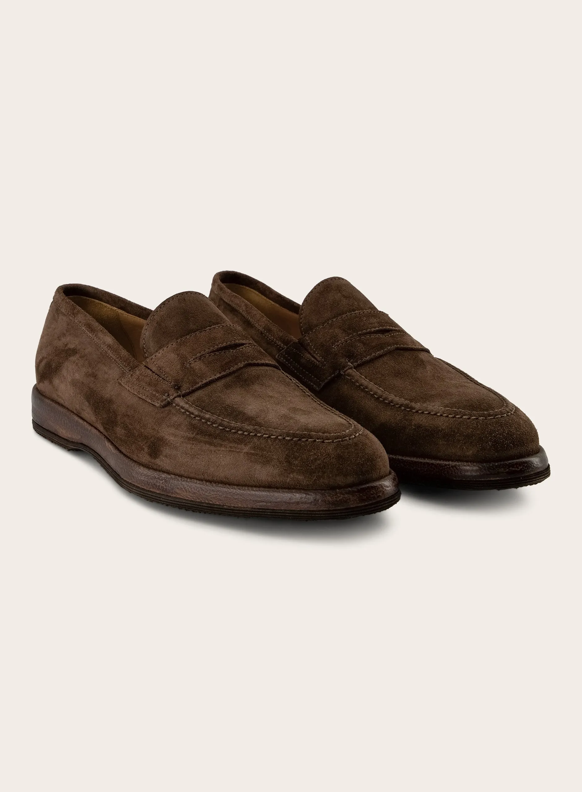 Principe Welt loafers van suède