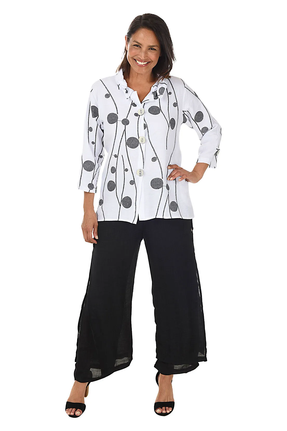 Pull-On Gauze Relaxed Pants
