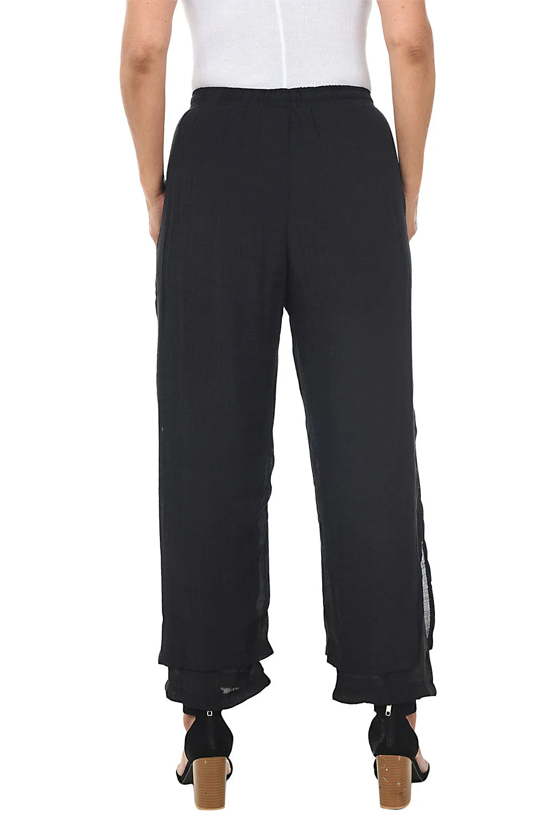 Pull-On Gauze Relaxed Pants
