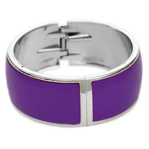 Purple Lightweight Hinged Bracelet